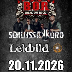 SCHLUSSAKKORD - Break Out Rock - 20.11.2026 Berlin