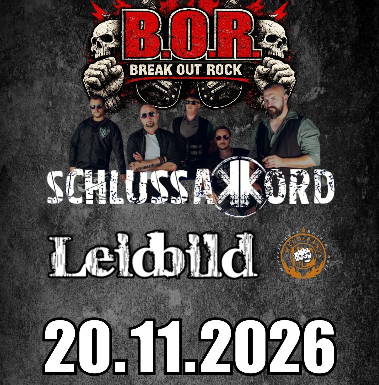 SCHLUSSAKKORD - Break Out Rock - 20.11.2026 Berlin