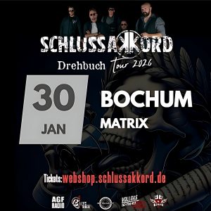 SCHLUSSAKKORD - Drehbuch Tour - 30.01.2026 Bochum - EarlyBird