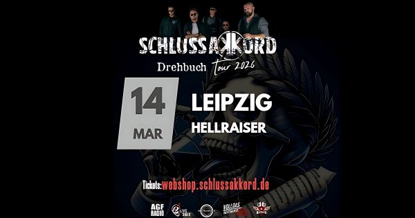 SCHLUSSAKKORD - Drehbuch Tour - 14.03.2026 Leipzig - EarlyBird