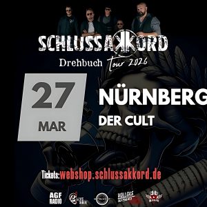 SCHLUSSAKKORD - Drehbuch Tour - 27.03.2026 Nürnberg - EarlyBird