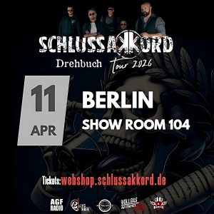 SCHLUSSAKKORD - Drehbuch Tour - 11.04.2026 Berlin - EarlyBird