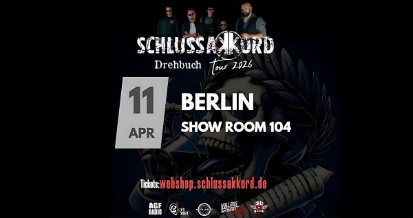 SCHLUSSAKKORD - Drehbuch Tour - 11.04.2026 Berlin - EarlyBird
