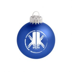 Weihnachtskugel SKKD - blau
